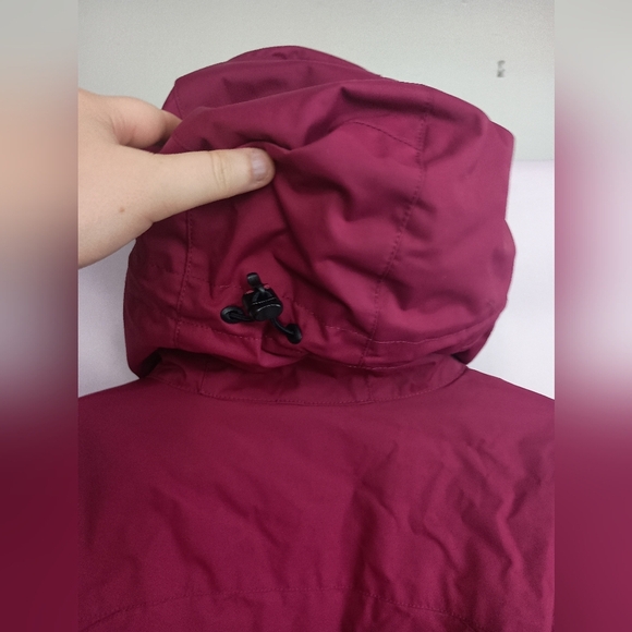L.L BEAN Coatigan Cozy Winter Fall Casual long Red Burgundy Jacket size Large - Picture 8 of 11
